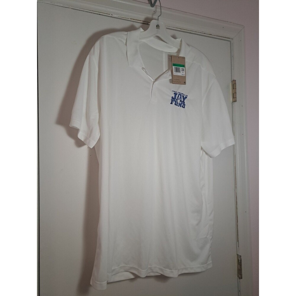 BRAND NEW Nike Golf Dri fit Men’s Polo shirt size XL TOM COUGHLIN JAY FUND